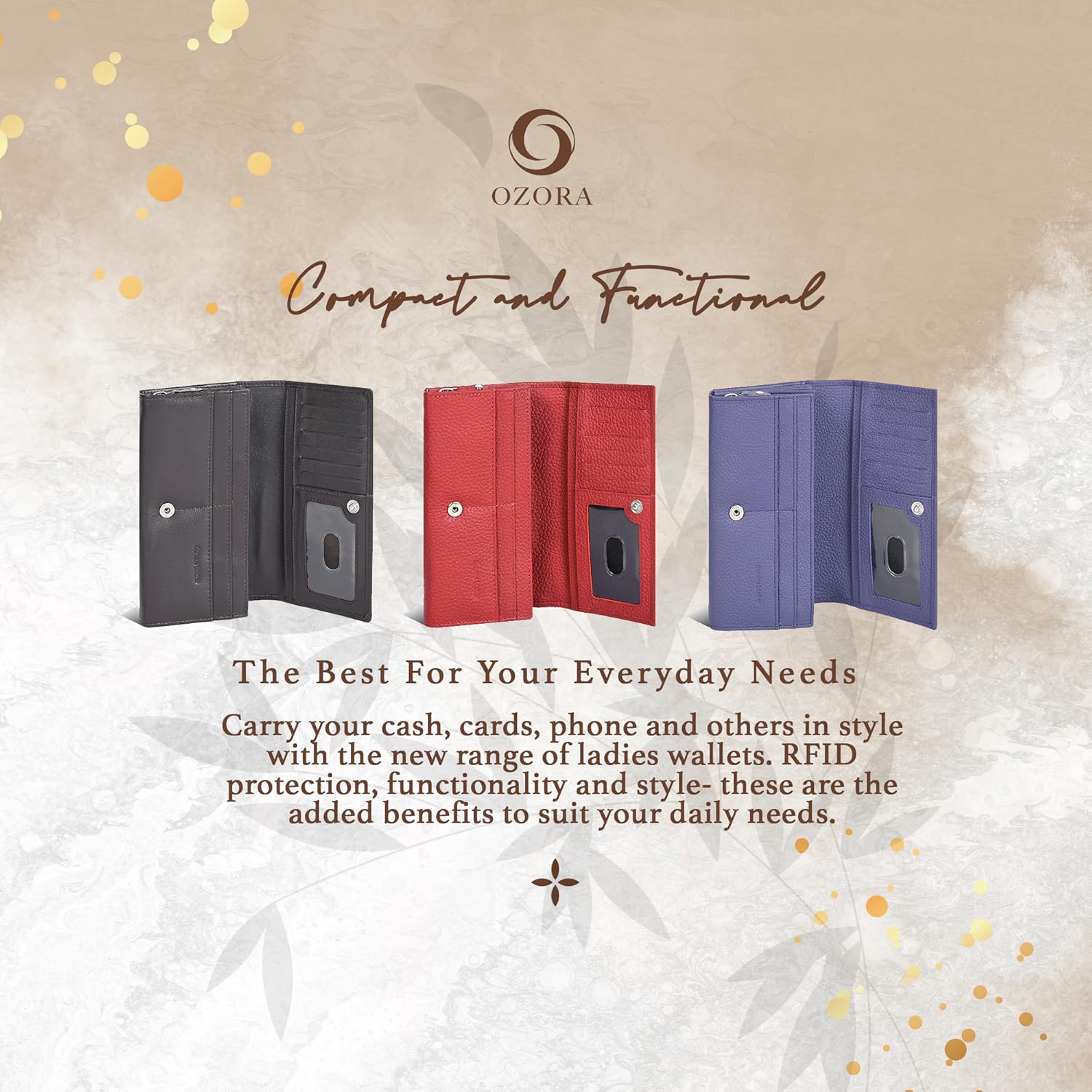 Ozora: Classic Leather Wallets and Travel Essentials